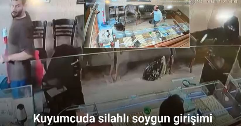 Sultanbeyli’de kuyumcuda silahlı soygun girişimi