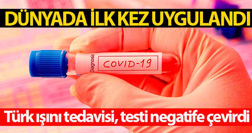 Diyarbakır'da koronavirüs tedavisi gören hastaya Türk ışını tedavisi uygulandı