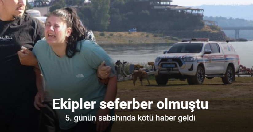 Tekneden düşen genç adamın 5’inci günde cansız bedeni bulundu