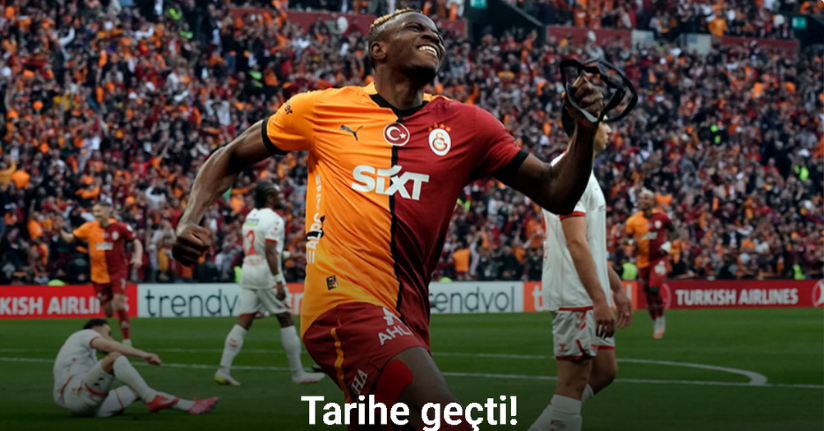 Trendyol Süper Lig’de gol kralı Victor Osimhen oldu