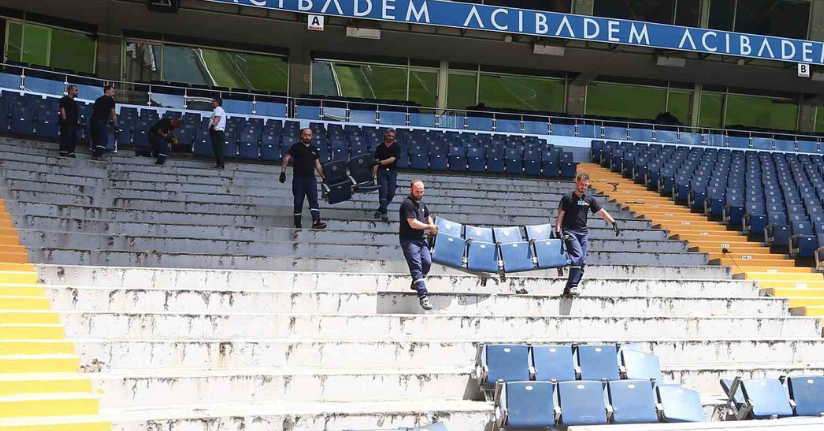 Fenerbahçe stadında yenileme ve tadilat çalışmaları başladı