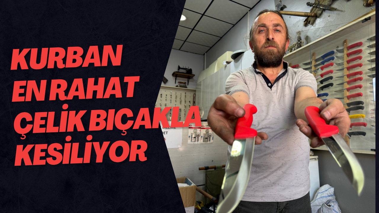 Kurban En Rahat Çelik Bıçakla Kesiliyor