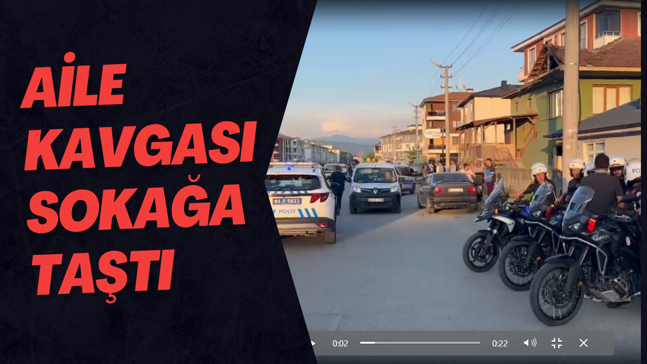 Aile Kavgası Sokağa Taştı