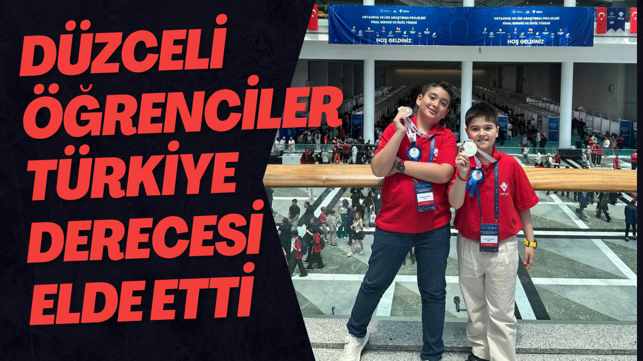 Düzceli Öğrenciler Türkiye Derecesi Elde Etti