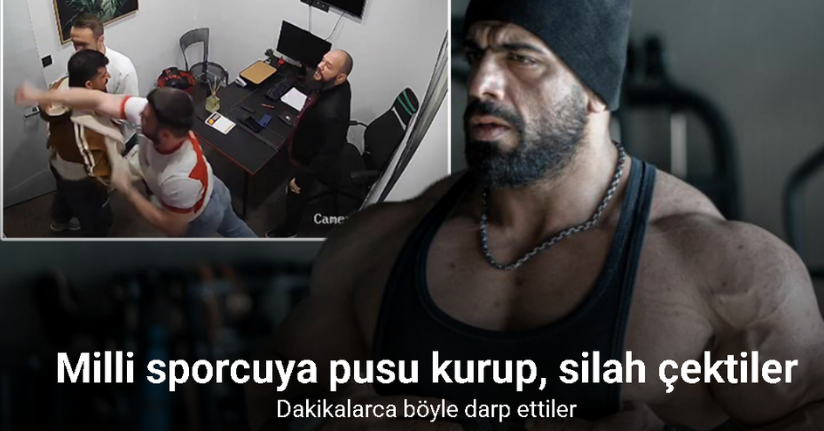 Milli sporcuya pusu kurup, silah çektiler...Dakikalarca böyle darp ettiler