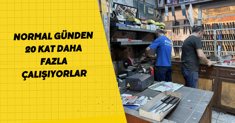 Kurban Bayramı'nın atom karıncaları: Normal günden 20 kat daha fazla çalışıyorlar
