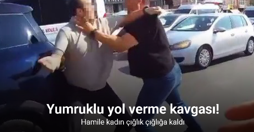 Ataşehir’de yol verme kavgasında sürücüler birbirine girdi: ‘Ehliyetler gidiyor, yapmayın’