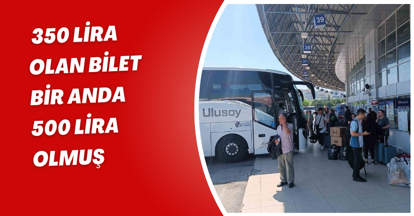 Otogarda bayram yoğunluğu başladı: