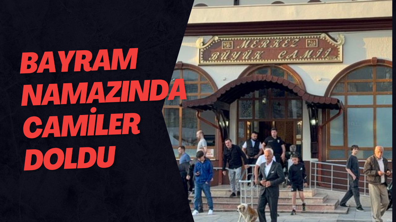 Bayram Namazında Camiler Doldu