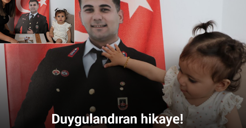 Duygulandıran hikaye: Şehit eşiyle yaptıklarını şimdi 13 aylık kızıyla yapıyor