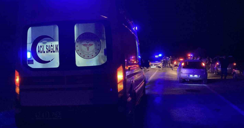 Konya’da motosiklet şarampole devrildi: 1 ölü, 1 yaralı