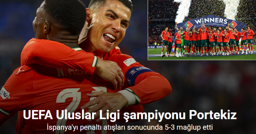 UEFA Uluslar Ligi şampiyonu Portekiz