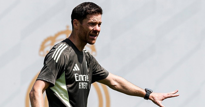 Xabi Alonso, Real Madrid ile ilk antrenmanına çıktı