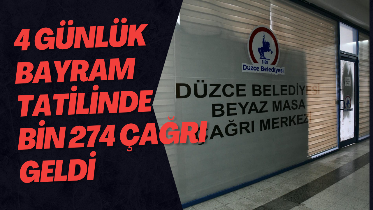 4 Günlük Bayram Tatilinde 1.274 Çağrı Geldi