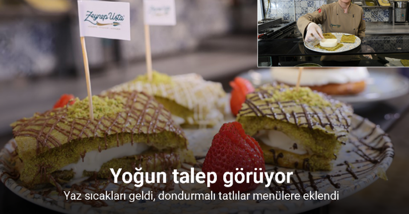 Adana sıcakları dondurmalı tatlılara rağbeti arttırdı