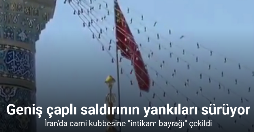 İran'da cami kubbesine 