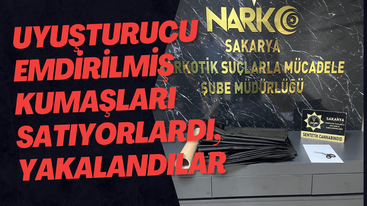 Uyuşturucu Emdirilmiş Kumaşları Satıyorlardı, Yakalandılar
