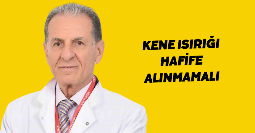 Kene ısırığı hafife alınmamalı