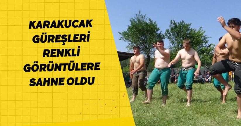 Karakucak Güreşleri renkli görüntülere sahne oldu