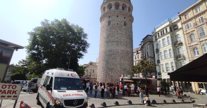  Galata Kulesi'nden düşen kişi hayatını kaybetti
