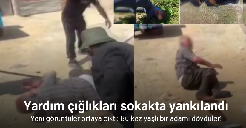 Adli kontrolle serbest kalmıştı, yeni görüntüleri çıktı: Yaşlı adamı da sopayla dövmüş