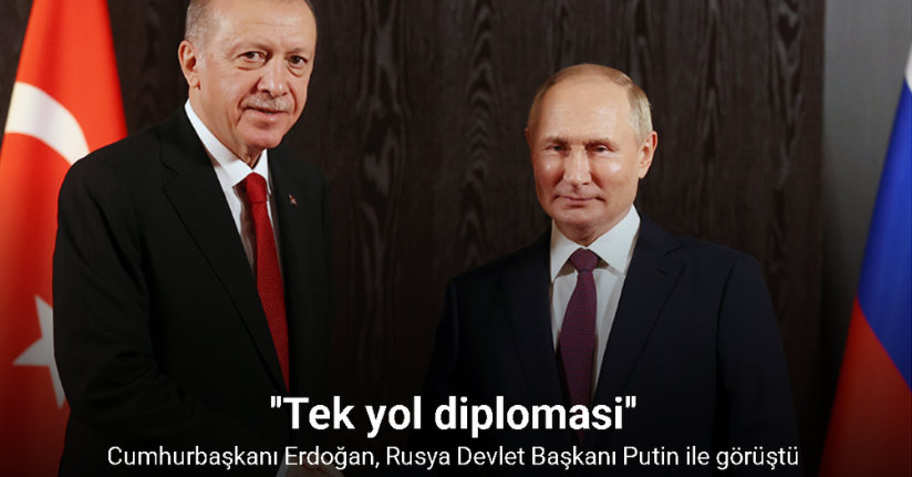 Cumhurbaşkanı Erdoğan, Rusya Devlet Başkanı Putin ile görüştü