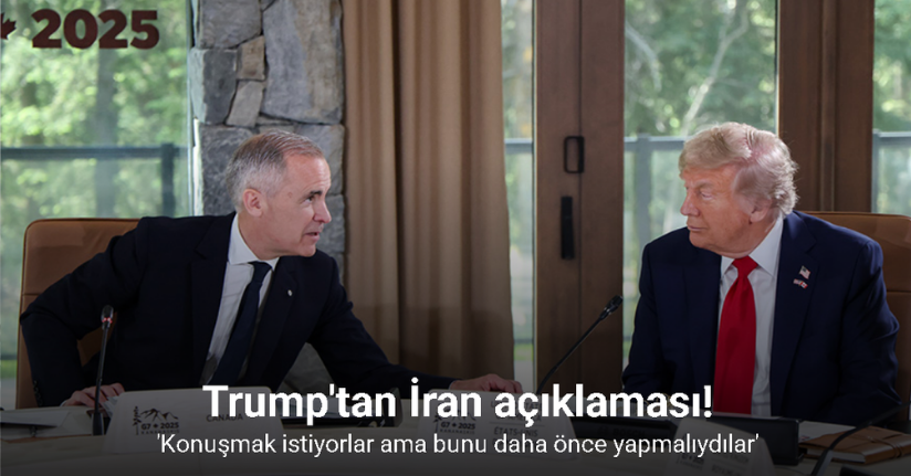 Trump'tan İran açıklaması: 