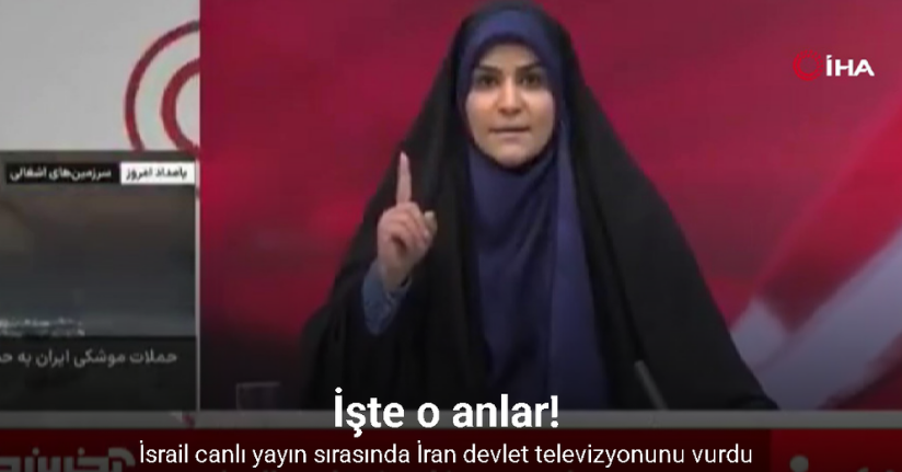 İsrail canlı yayın sırasında İran devlet televizyonunu vurdu