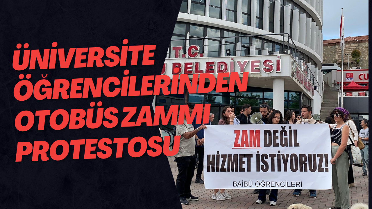 Üniversite Öğrencilerinden Otobüs Zammı Protestosu