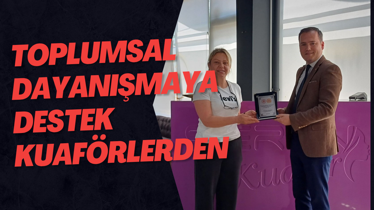 Toplumsal Dayanışmaya Destek Kuaförlerden
