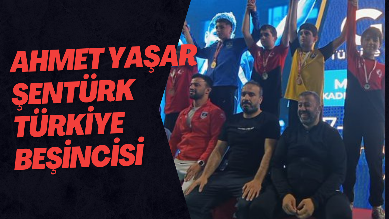 Ahmet Yaşar Şentürk Türkiye Beşincisi