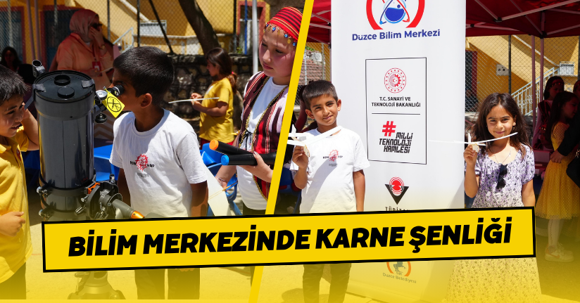 Bilim Merkezinde Karne Şenliği