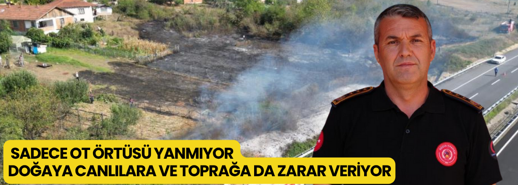 Düzce’de 15 Günde 22 Anız Yangını 