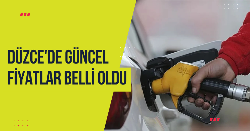 Düzce'de Güncel Fiyatlar Belli Oldu