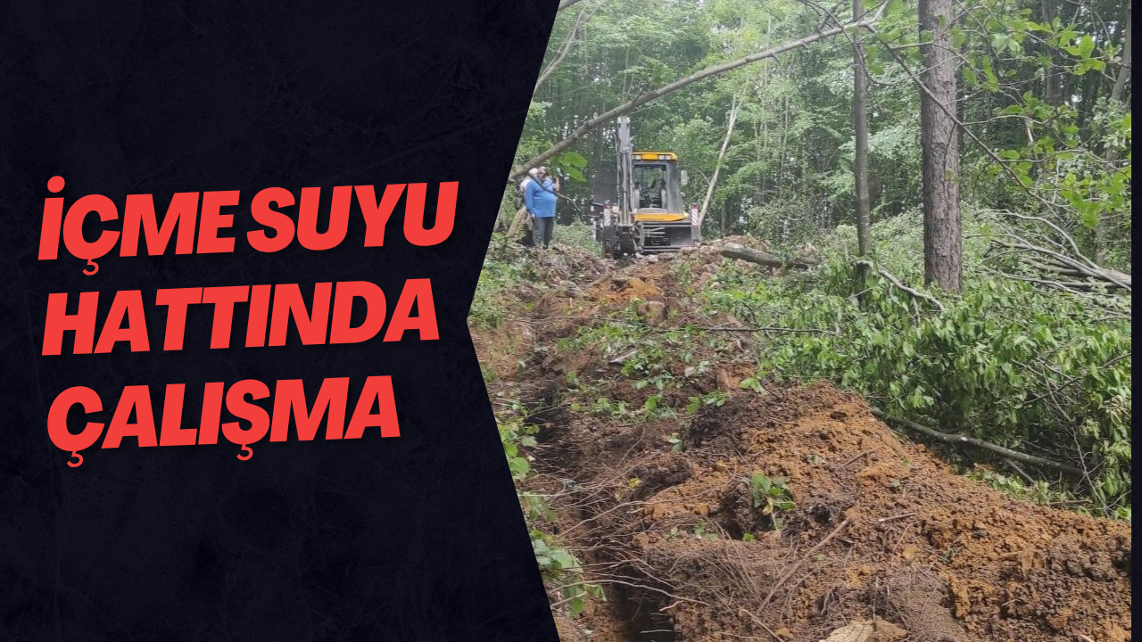 İçme Suyu Hattında Çalışma