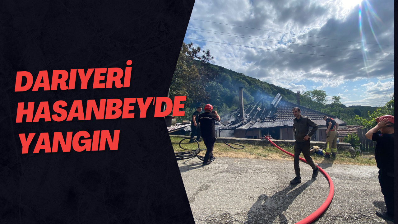 Darıyeri Hasanbey'de Yangın