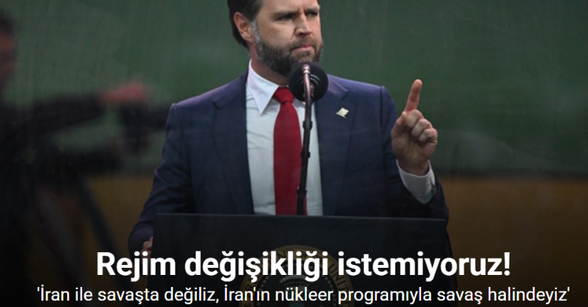 ABD Başkan Yardımcısı Vance: 