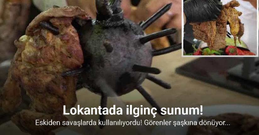 500 derece ısıtılan topuzda pişen kebabı gören şaşırıyor