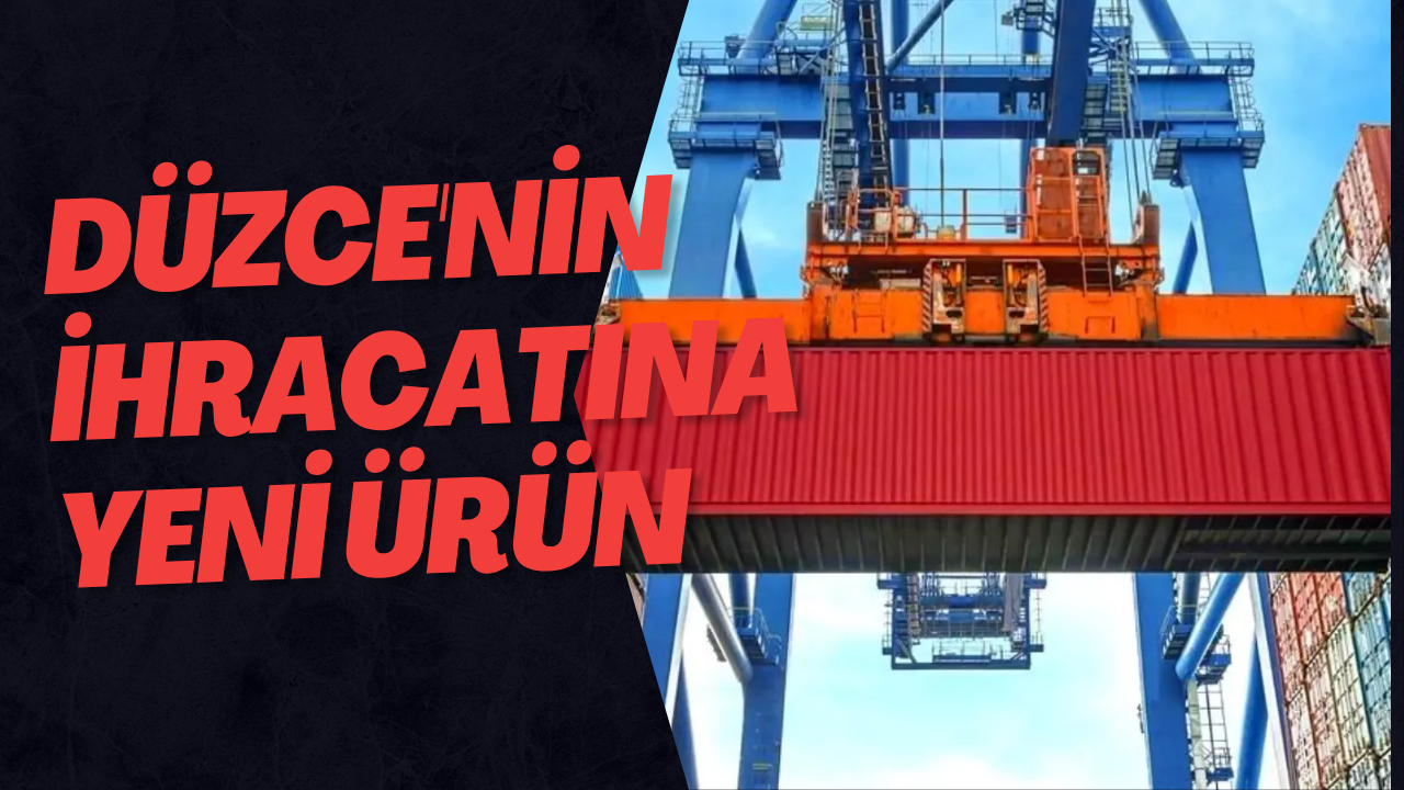 Düzce'nin İhracatına Yeni Ürün