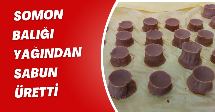 Somon balığı yağından sabun üretti