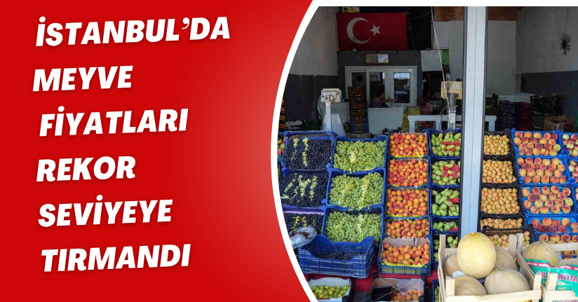 İstanbul’da meyve fiyatları rekor seviyeye tırmandı