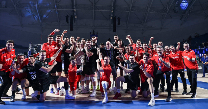 A Milli Erkek Voleybol Takımı, Bulgaristan’ı 3-0 mağlup etti