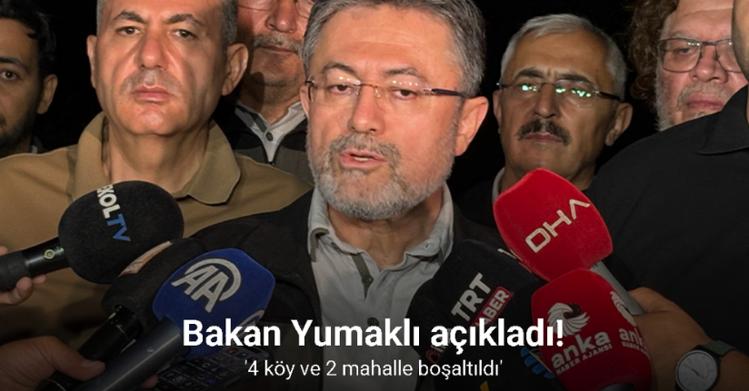 Bakan Yumaklı: 