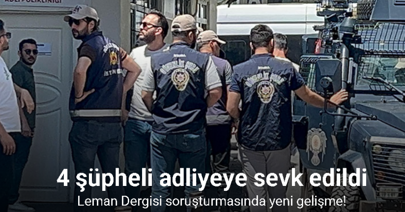 Peygamber Efendimizin karikatürünü yayımlayan 4 şüpheli adliyeye sevk edildi