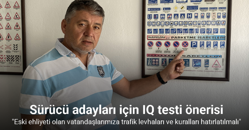 Sürücü adayları için IQ testi önerisi