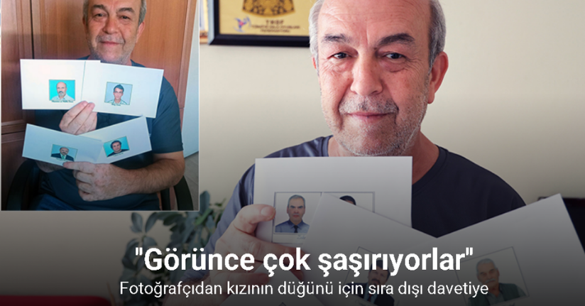 Fotoğrafçıdan kızının düğünü için sıra dışı davetiye