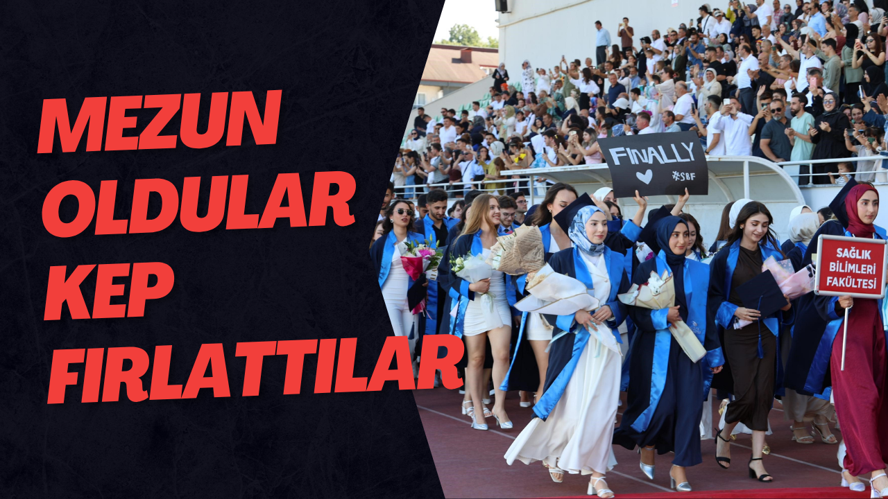 Mezun Oldular Kep Fırlattılar
