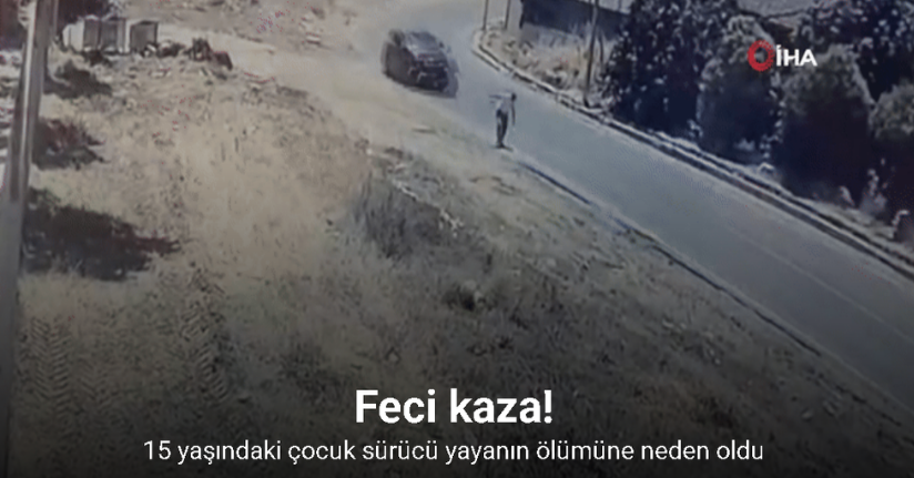 Büyükçekmece’de kaza güvenlik kamerasında