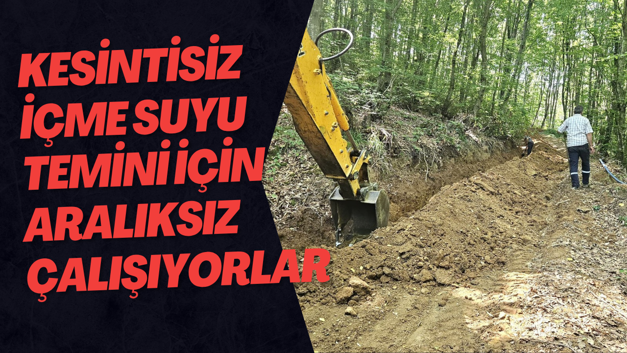 Kesintisiz İçme Suyu Temini İçin Aralıksız Çalışıyorlar