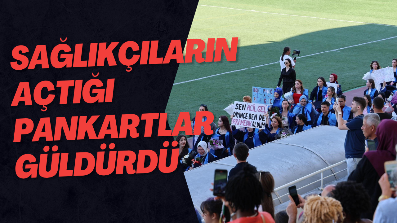 Sağlıkçıların Açtığı Pankartlar Güldürdü